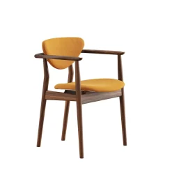 109 Armchair, valnød af Finn Juhl