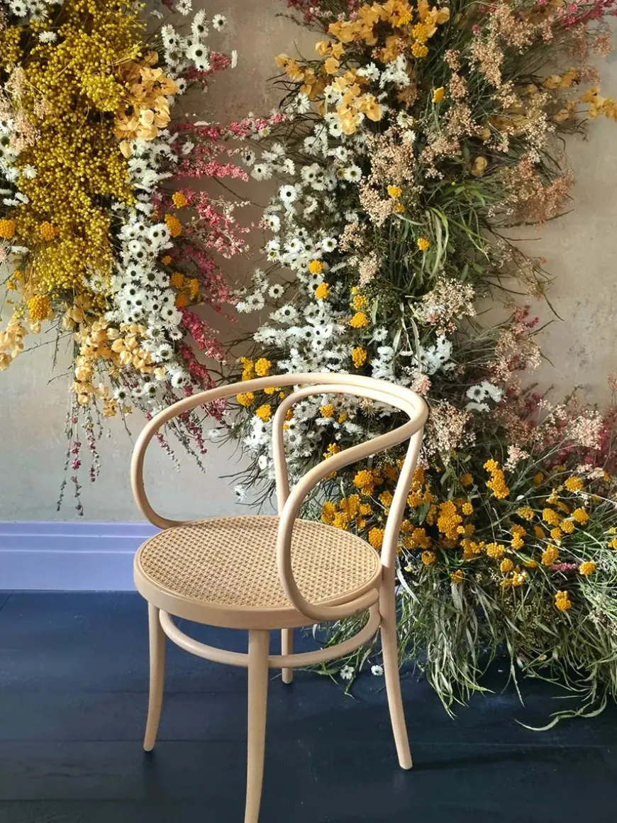 209 Armstol, sort fra Thonet