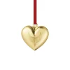 2024 Julehjerte, guldbelagt messing fra Georg Jensen