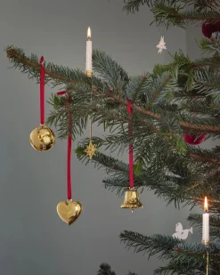 2024 Julehjerte, guldbelagt messing fra Georg Jensen