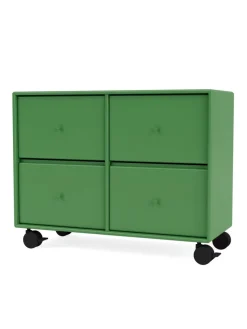 4124 kommode inkl. hjul fra Montana