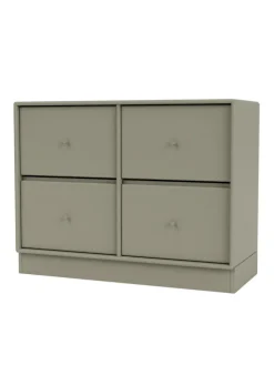 4124 kommode inkl. sokkel fra Montana