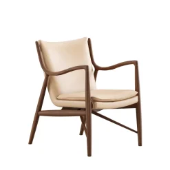 45 Lænestol, eg olie af Finn Juhl