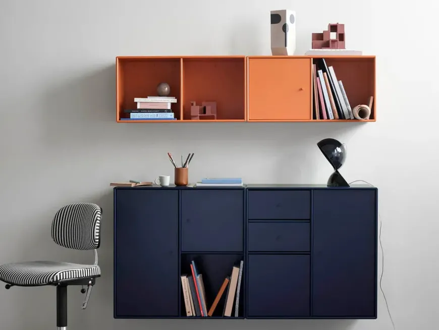 6112 Reol inkl. hjul fra Montana