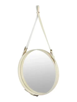 Adnet Wall Mirror Ø58 cm, cream fra GUBI