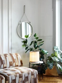 Adnet Wall Mirror Ø58 cm, cream fra GUBI