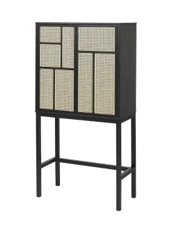 Air Cabinet, oak/cane fra Design House Stockholm