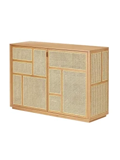 Air Sideboard, white/cane fra Design House Stockholm