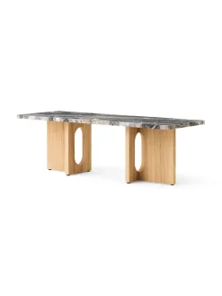 Androgyne Lounge Table, Kunis Breccia / Wood fra Audo Copenhagen