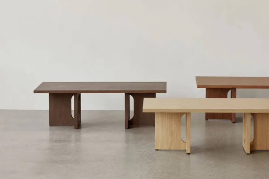 Androgyne Lounge Table, Wood fra Audo Copenhagen