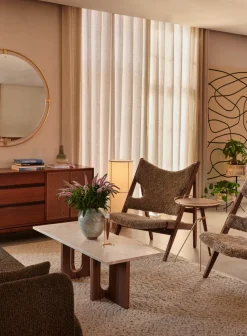 Androgyne Lounge Table, Wood fra Audo Copenhagen