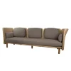 Arch 3-pers. Sofa m. lav arm/ryg fra Cane-line