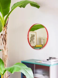 Arcs Mirror Rectangle M, green fra Hay