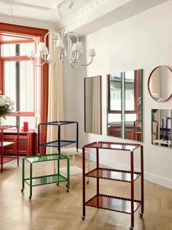 Arcs Mirror Rectangle M, green fra Hay