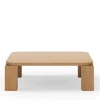 Atlas Sofabord 820x820, Natural Oak fra New Works