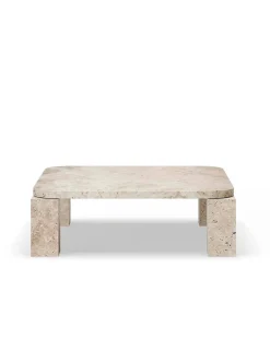 Atlas Sofabord 820x820, Natural Oak fra New Works