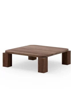 Atlas Sofabord 820x820, Natural Oak fra New Works