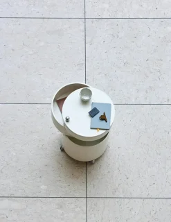 Barboy Sidebord, hvid af Verner Panton