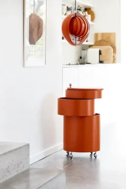 Barboy Sidebord, orange af Verner Panton