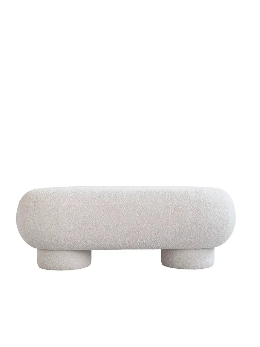 Big Foot Bench, bouclé fra 101 Copenhagen