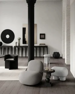 Big Foot Bench Petit, bouclé fra 101 Copenhagen