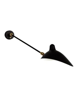 Big Wall Lamp w/1 Arm, 2 Rotula af Serge Mouille