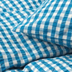 Bæk & Bølge Sengetøj, blå/birk fra Juna