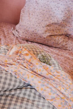 Bæk & Bølge Sengetøj, blå/birk fra Juna