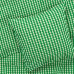 Bæk & Bølge Sengetøj, grøn/soft pink fra Juna