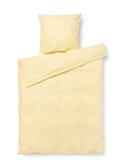 Bæk & Bølge Sengetøj, grøn/soft pink fra Juna