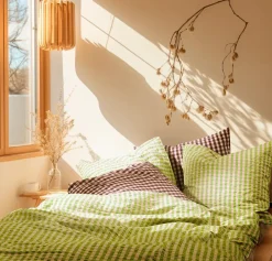 Bæk & Bølge Sengetøj, sort/sand fra Juna