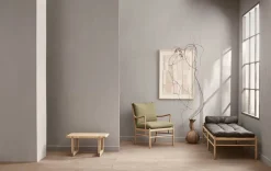 BM0488L Table Bench af Børge Mogensen