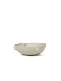 Bowl Candle Holder Ceramic, Large fra Ferm Living