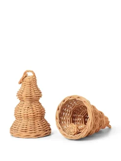 Braided Bell Baubles, sæt á 2 stk. fra Ferm Living