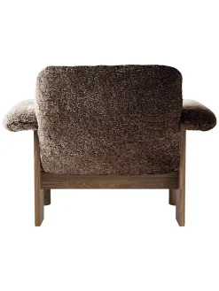 Brasilia Lounge Chair, low back, sheepskin fra Audo Copenhagen