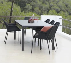 Breeze Havestol m. Armlæn, stabelbar fra Cane-line