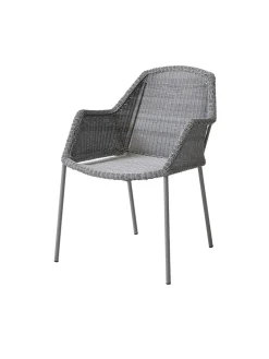 Breeze Havestol m. Armlæn, stabelbar fra Cane-line