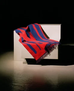 Brush Plaid, blue/red fra raawii