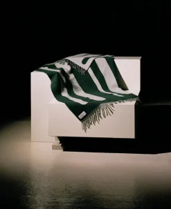 Brush Plaid, green/porcelain fra raawii