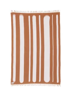 Brush Plaid, tan/milk fra raawii