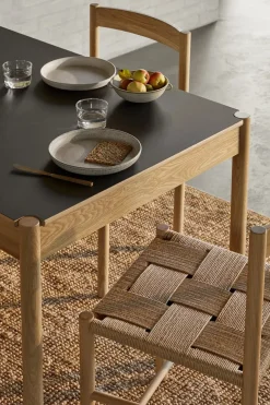 C44 Spisebord 80 x 120 cm, nero fra FDB Møbler