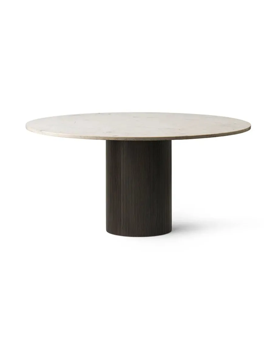 Cabin bord Ø150, grå marmor fra Vipp