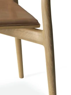 Cabin Stol med lædersæde fra Vipp