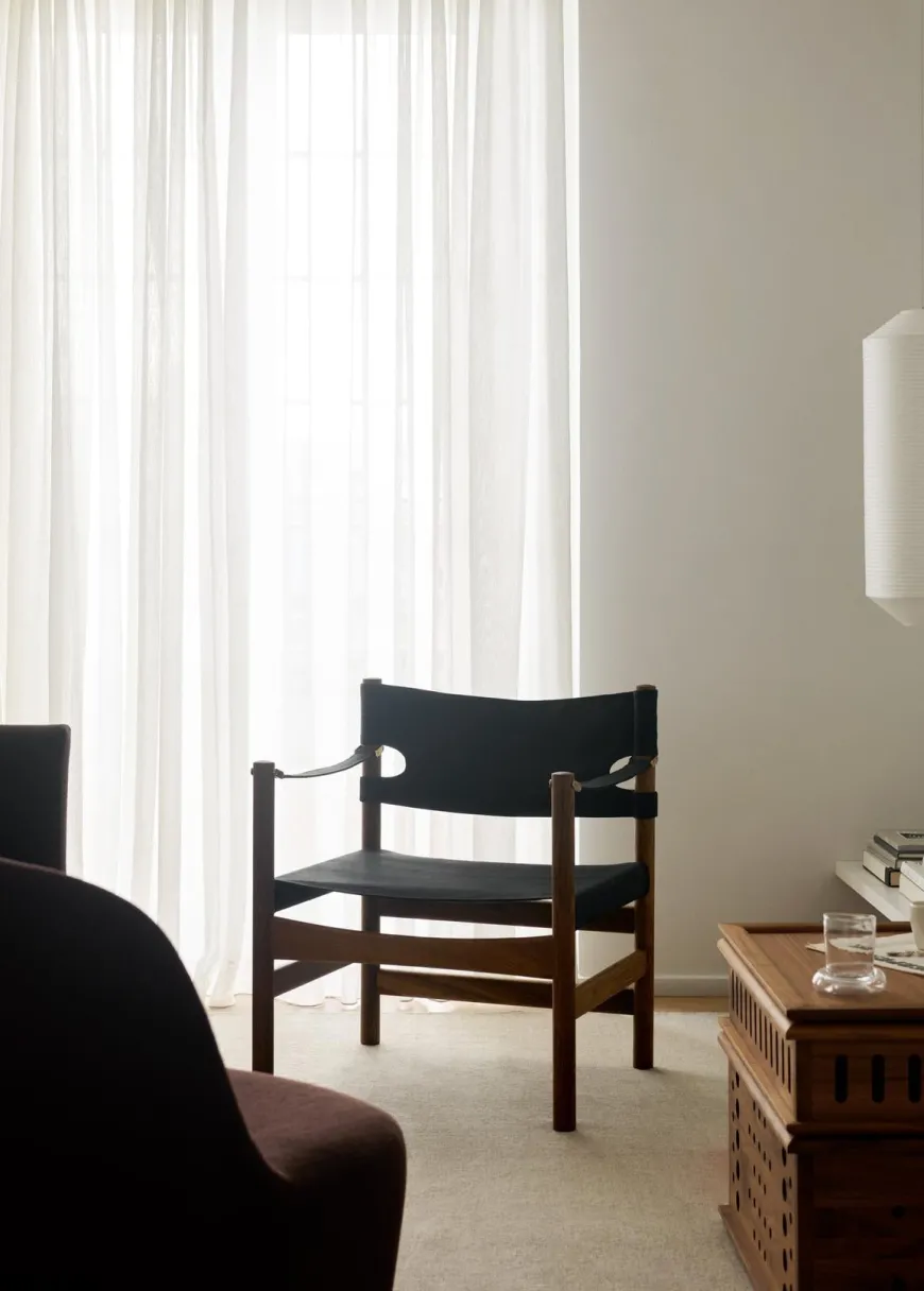 Canvas 21 stol, lys olieret eg af Børge Mogensen