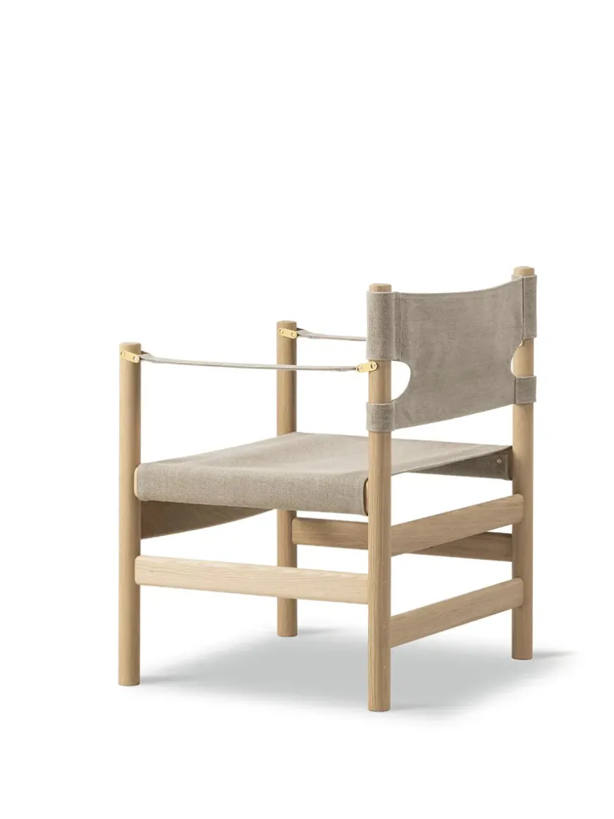 Canvas 21 stol, lys olieret eg af Børge Mogensen