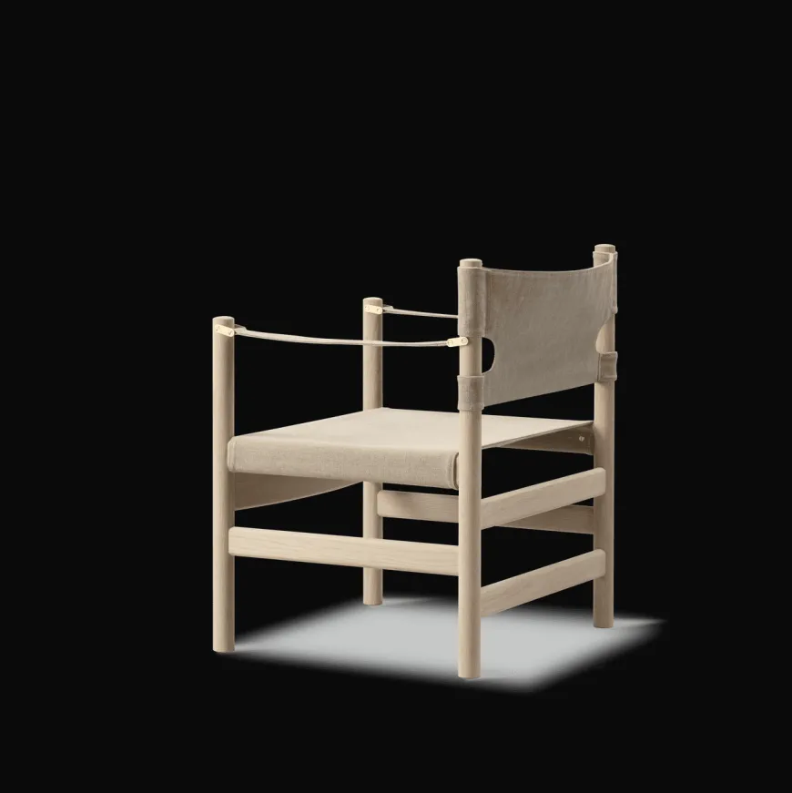 Canvas 21 stol, sæbebehandlet af Børge Mogensen