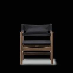 Canvas 21 stol, sortlakeret eg af Børge Mogensen