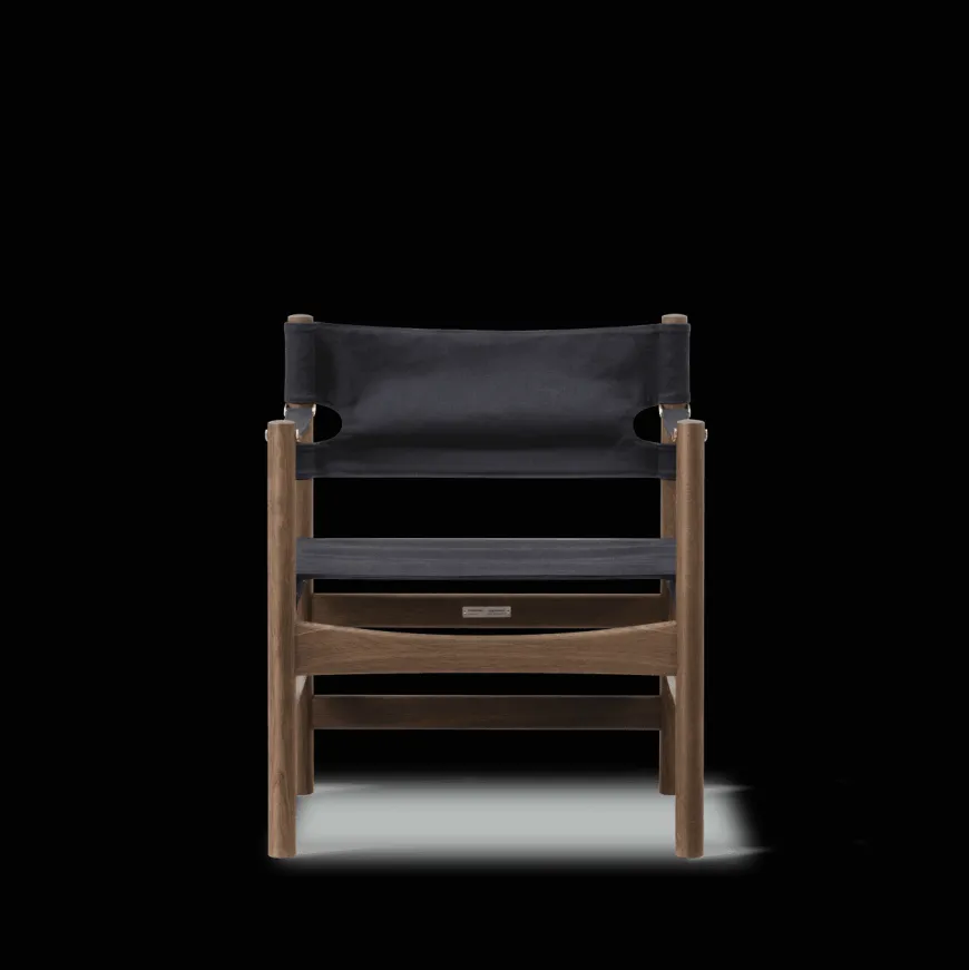 Canvas 21 stol, sortlakeret eg af Børge Mogensen