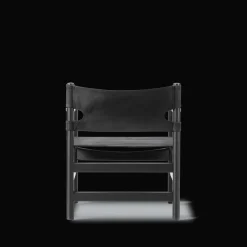 Canvas 21 stol, sortlakeret eg af Børge Mogensen