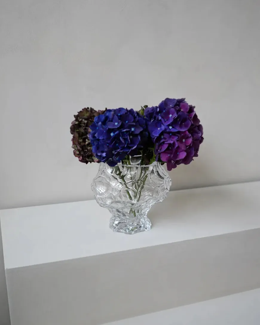 Canyon Vase Medium, clear fra Hein studio